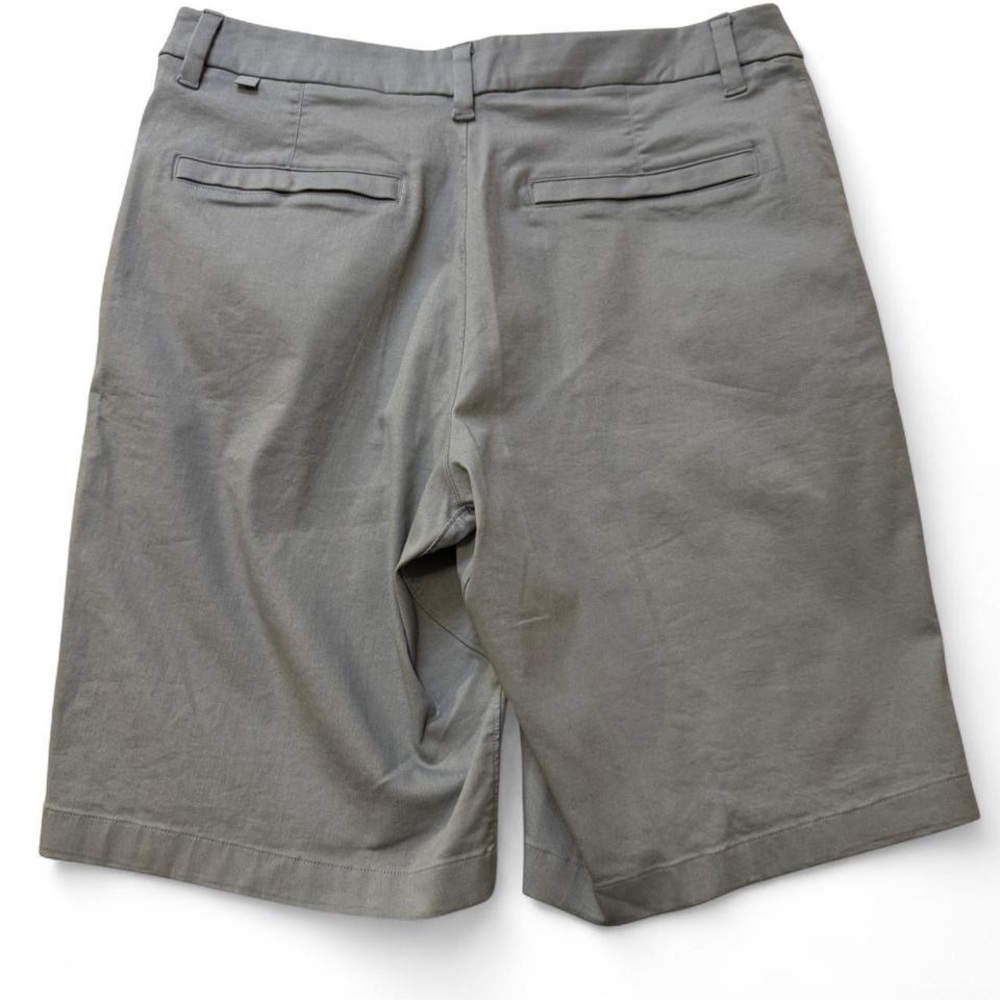 Lululemon Commission Short Qwick Oxford 11” Relaxed Fit Light Gray/Blue M7AKAS - Picture 6 of 15